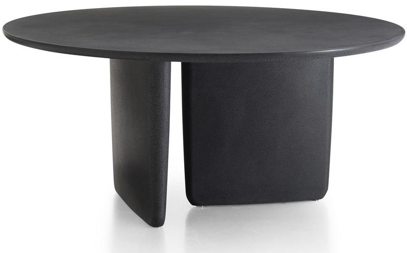 B&B Italia Outdoor Круглый садовый стол из бетона  Ot162  - Вид №1