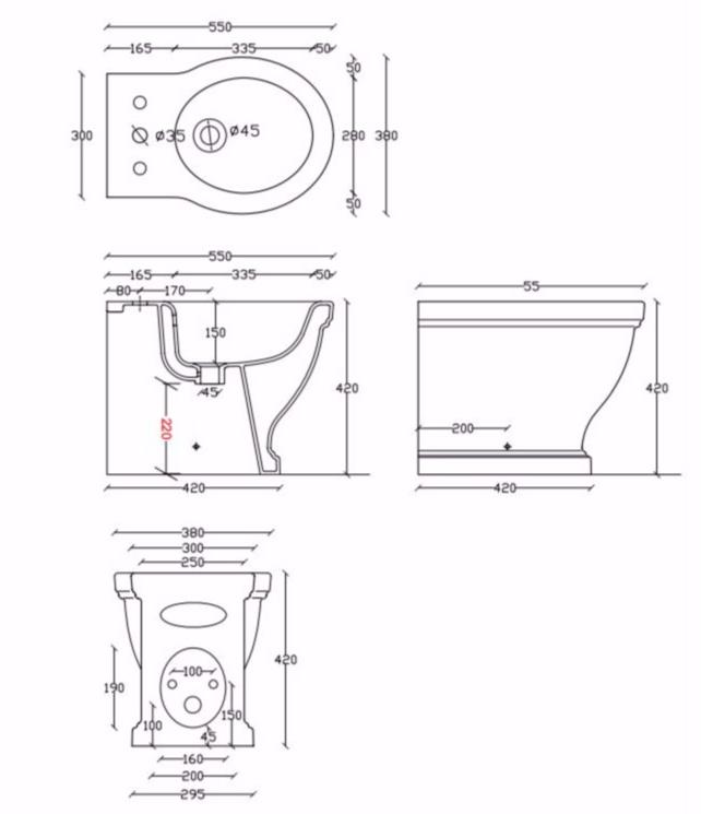 Биде напольное ETHOS Galassia sun-id-1395634 - Вид №3