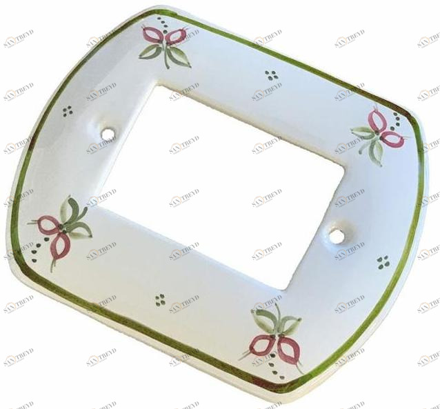 FERROLUCE Прямоугольно-овальная керамическая отделочная пластина Accessori Ca33