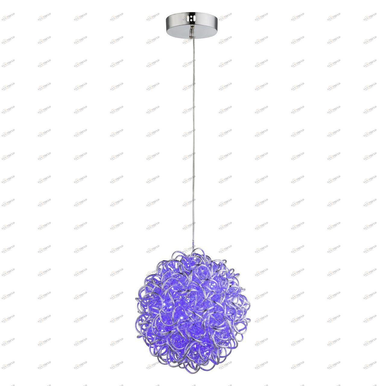 Подвесной светодиодный светильник Globo Anton 1598H GLOBO ДИЗАЙНЕРСКИЕ, ANTON 101762 Фиолетовый Ceramica Globo 