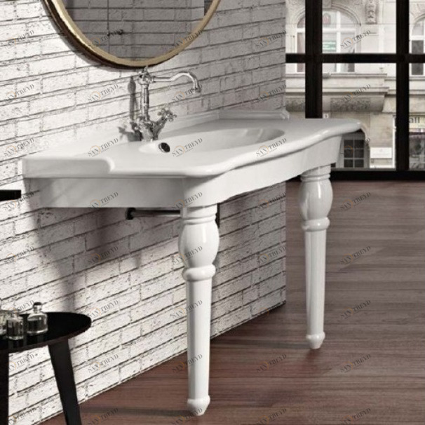 WINCON95B Напольная раковина стоящая овальная Ceramica Cielo WINDSOR