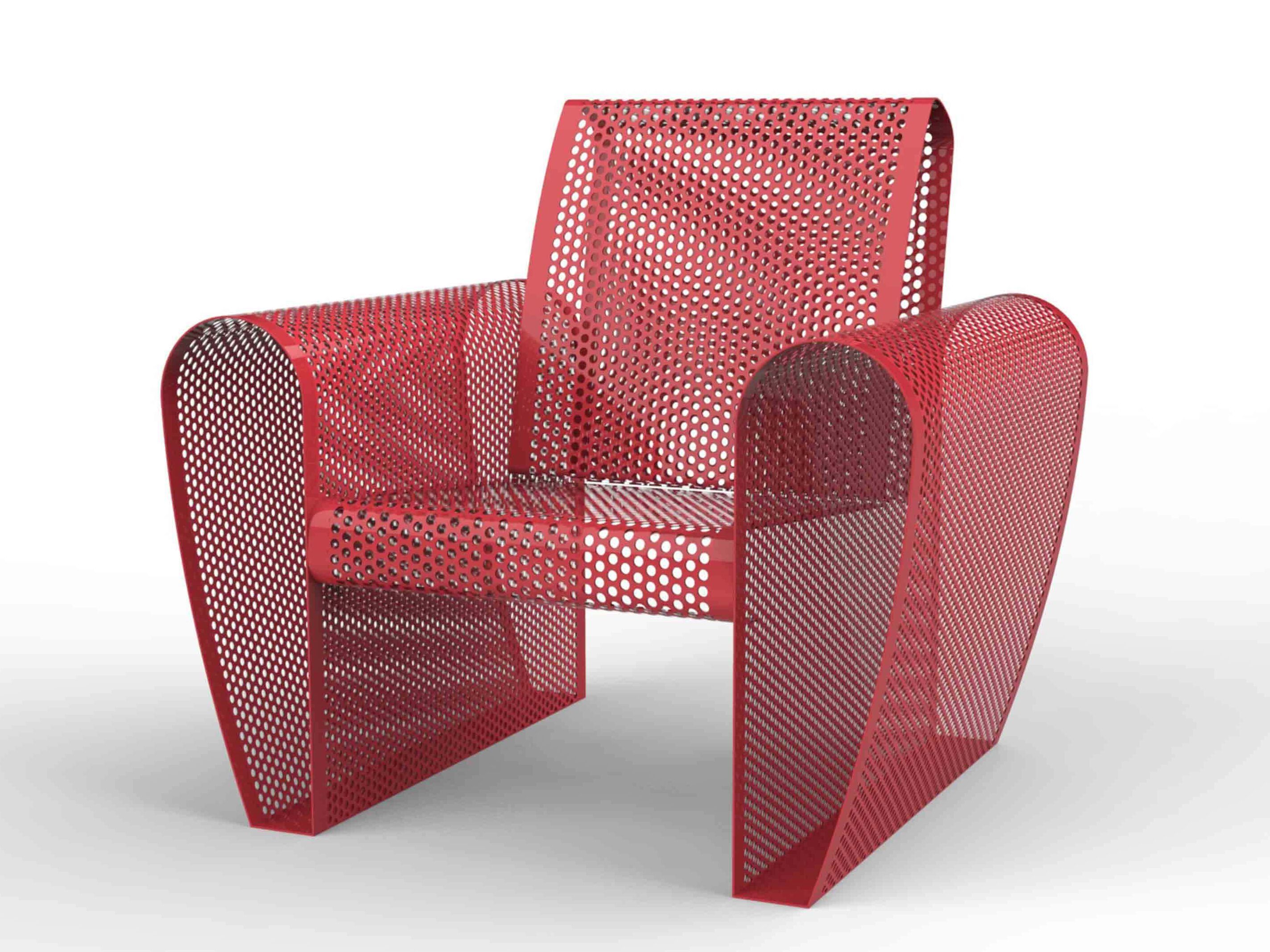 Наружное сиденье из оцинкованной стали CITYSì тщеславие ARCH-00029055