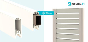 Экструдированные алюминиевые рольставни / жалюзи