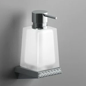 Sonia Дозатор для жидкого мыла настенный с держателем S8 SWK Хром