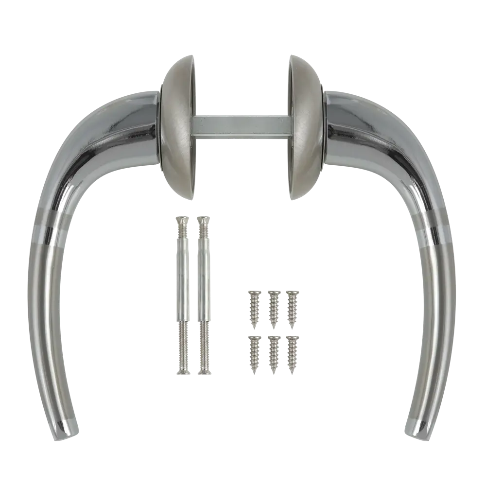 Дверные ручки Edson для межкомнатных дверей в стиле никель 85168564 STLM-0059339 - Вид №1