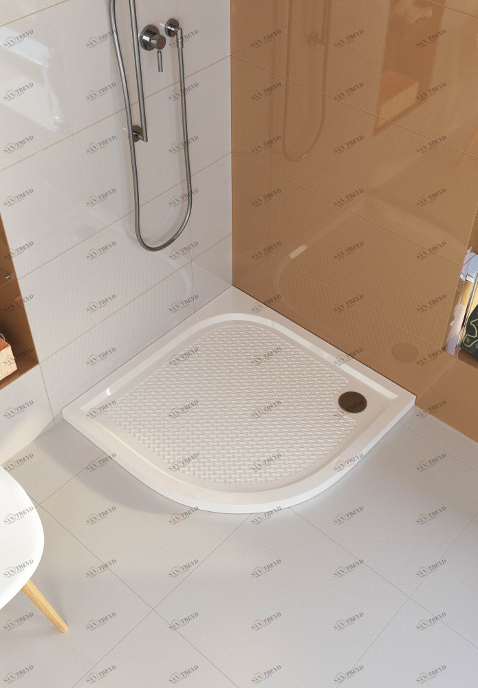 Поддон для душа ALPEN Fides 80, R55 APQ0076