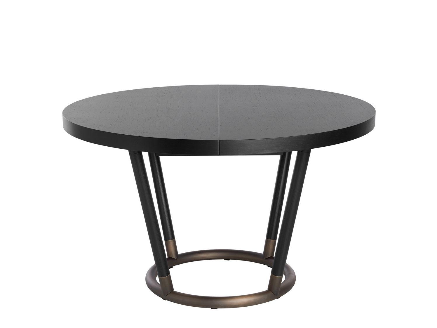 Деревянный круглый выдвижной стол Potocco труба ARCH-00147142