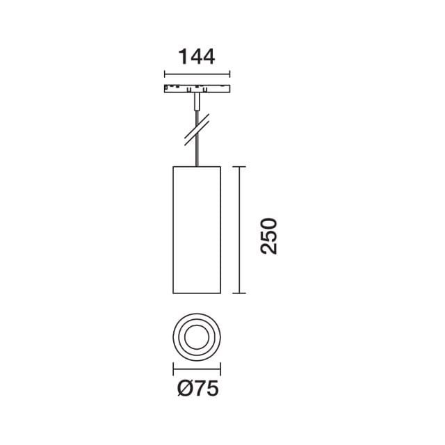 Алюминиевое светодиодное освещение iGuzzini лазер ARCH-00026570 - Вид №1