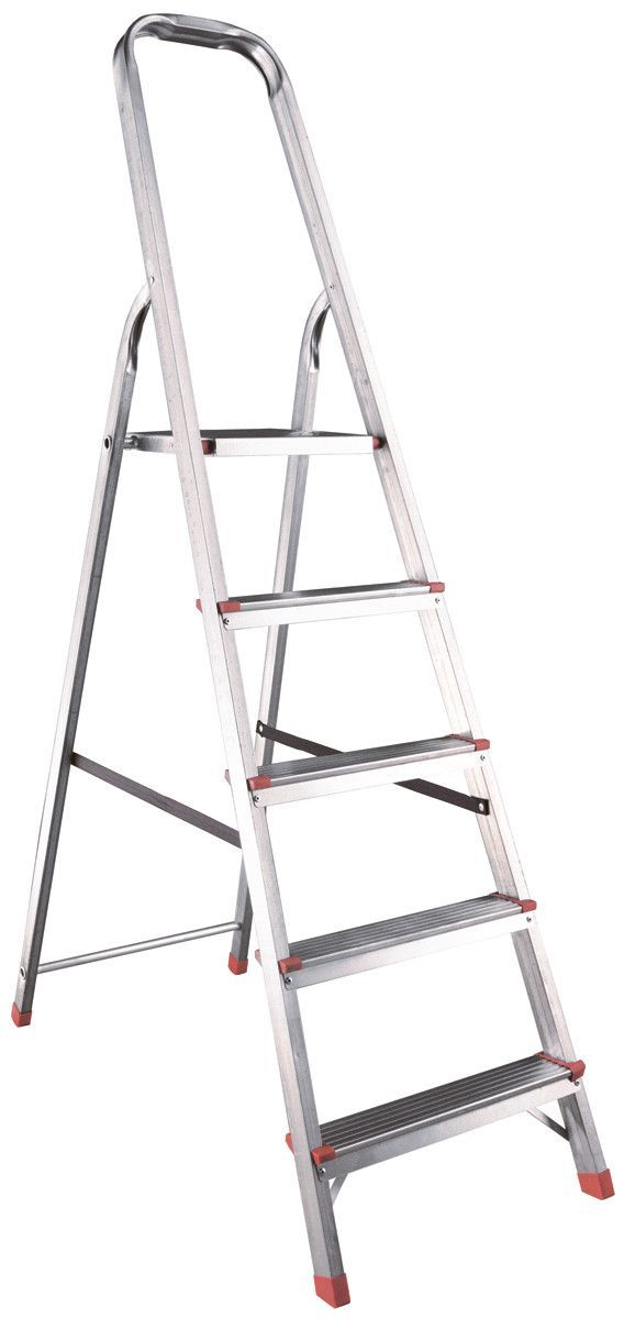 Стремянка стальная оцинкованная 5 ст ALUMET ZZ 405