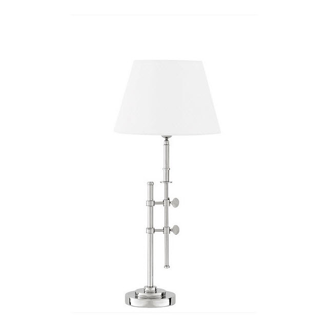 Настольная лампа Gordini от Eichholtz хром 108422 EICHHOLTZ КЛАССИЧЕСКИЕ 061864 Белый;хром  - Вид №2
