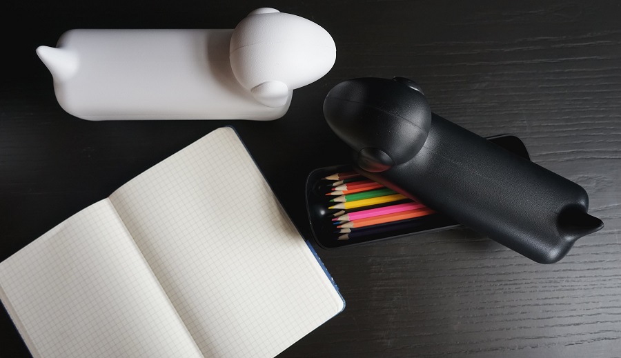 QL10291-BK Коробка для мелочей dacholder, черная Qualy  - Вид №10