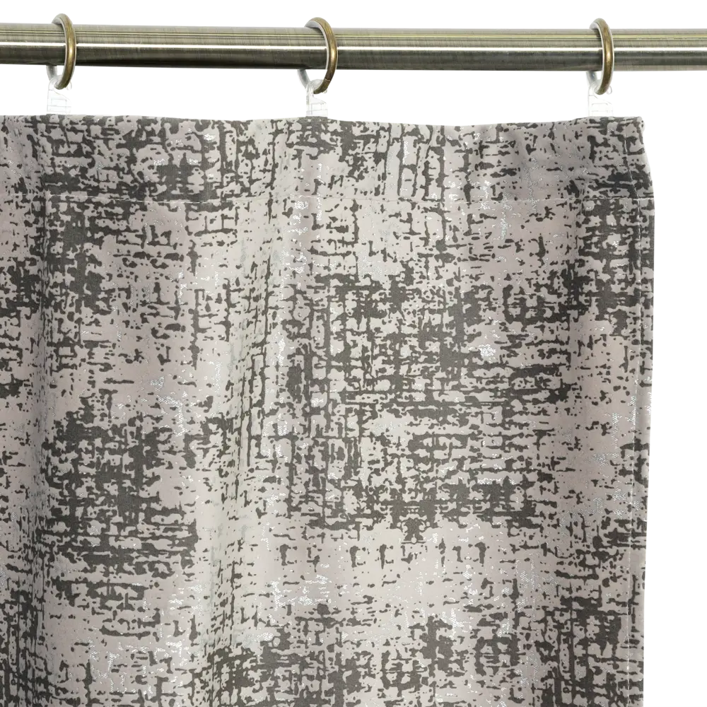 Штора на ленте Мрамор 160x280 см цвет серый GARDEN STLM-2155522 - Вид №2