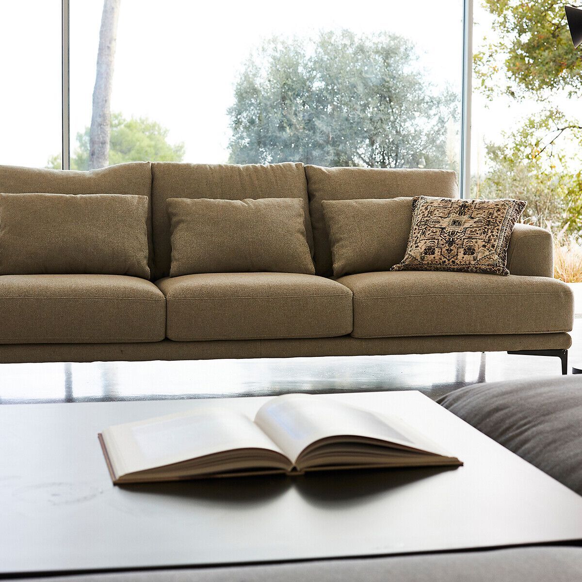 Квадратный пуф из ткани AMPM Skander ARCH-00058630 - Вид №8