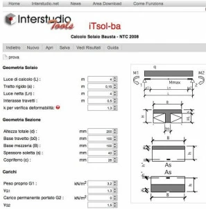 INTERSTUDIO Расчет плит баусты Interstudio tools