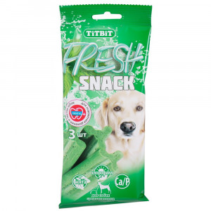 ПР0058688 Лакомство для собак Снеки Fresh для средних пород (10 шт) TITBIT