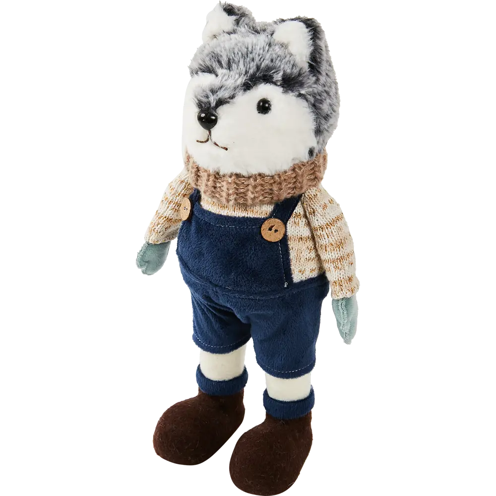 87033256 Декоративное украшение Волк 50 см цвет синий STLM-0955420 Santreyd  - Вид №1