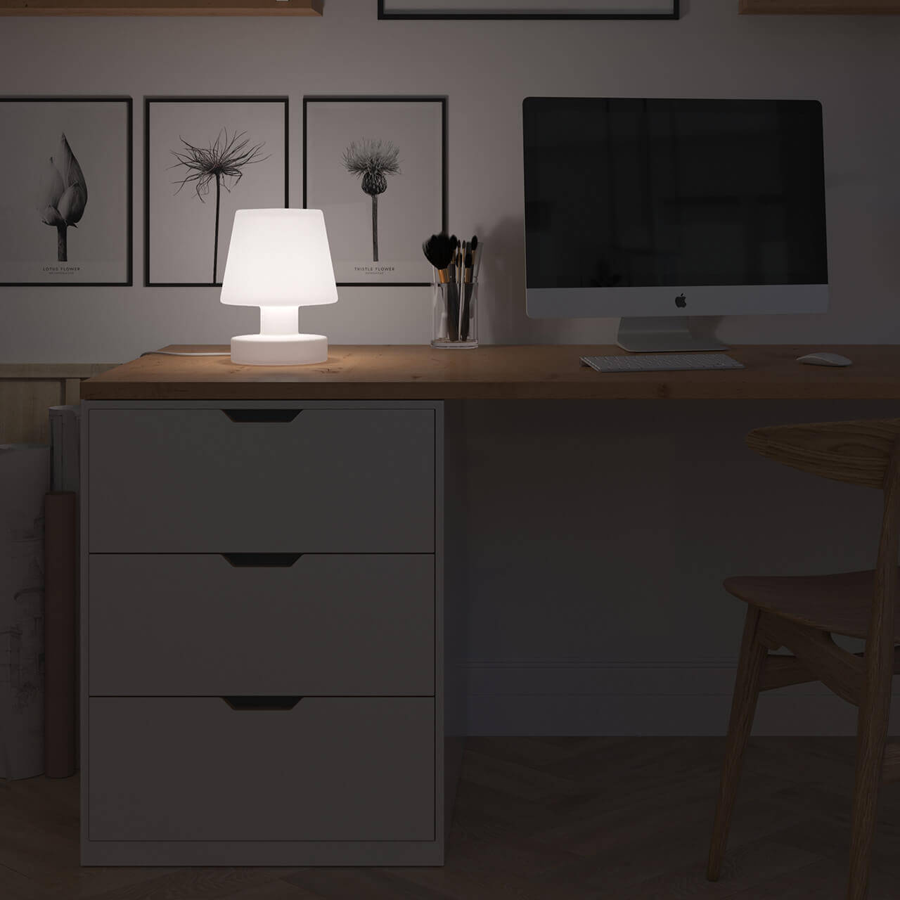 Настольная лампа M3light Classic 72423000 M3LIGHT КЛАССИЧЕСКИЕ 314050 Белый  - Вид №2