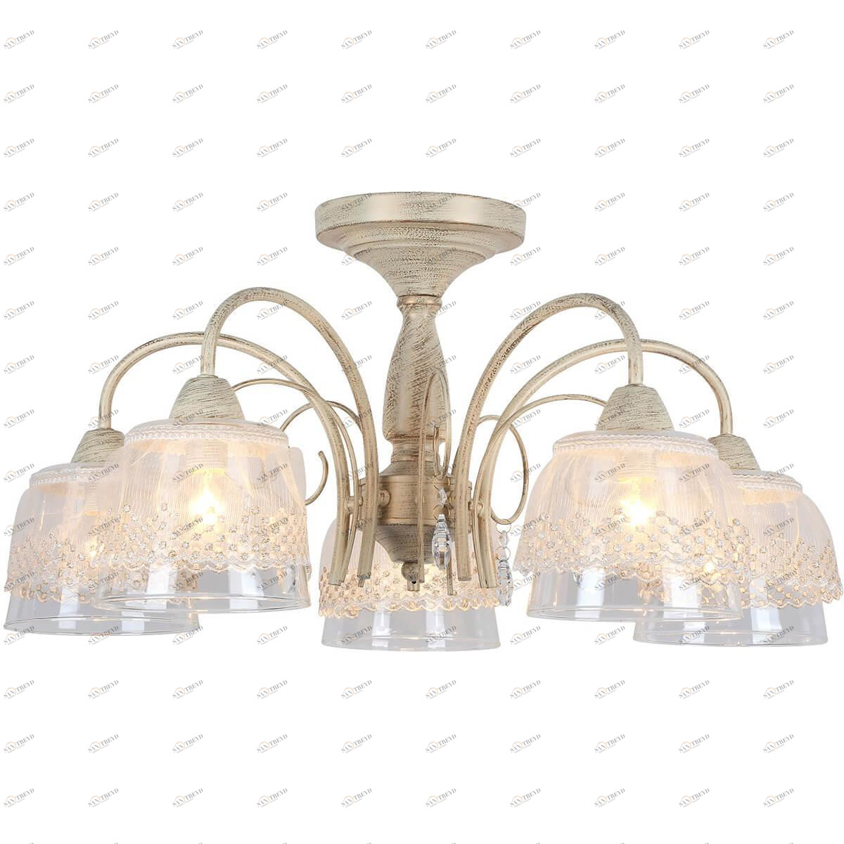 Потолочная люстра Omnilux Pattada OML-53107-05 OMNILUX PATTADA 184129 Белый 