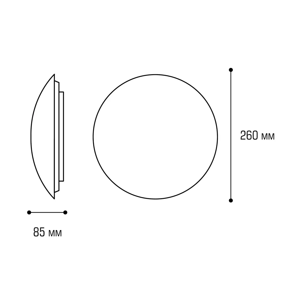 INSPIRE Simple — круглый светильник для экономного освещения 85048579 STLM-0057887 - Вид №9