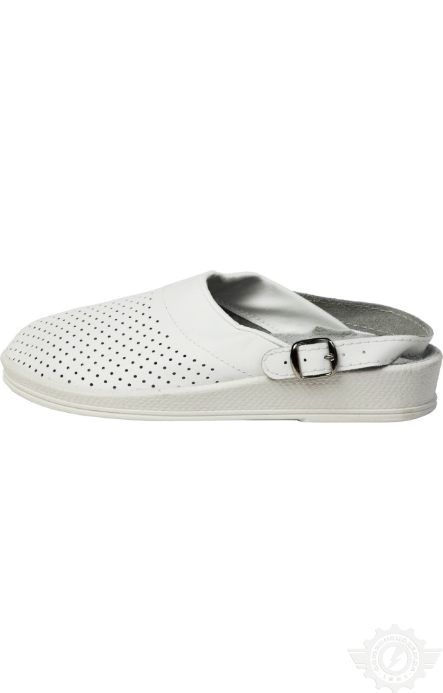 61796 Туфли Сабо мужские белые  Медицинская обувь размер 43 Спецодежда  - Вид №3