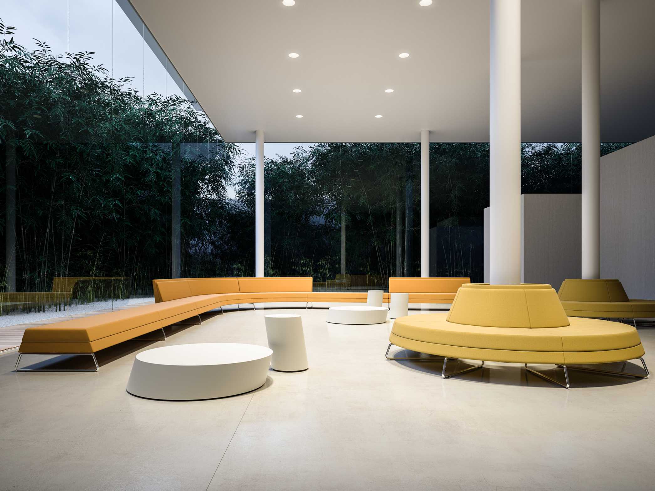 Модульный диван для контрактной ткани La Cividina ARCH-00072734 - Вид №4