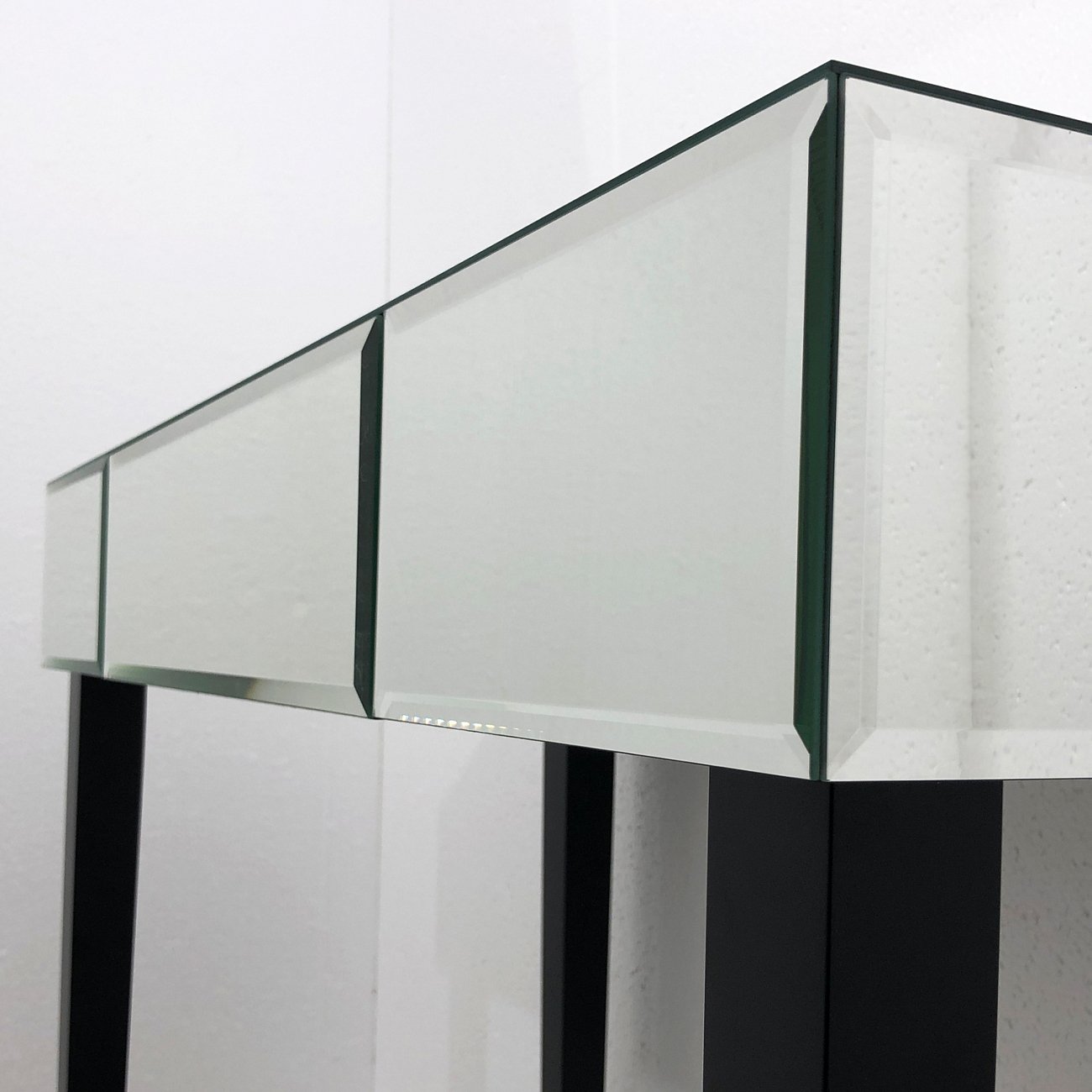 Консоль зеркальная с ящиком и черными ножками "Грэйс" GRAUM  304036 Зеркальный  - Вид №7