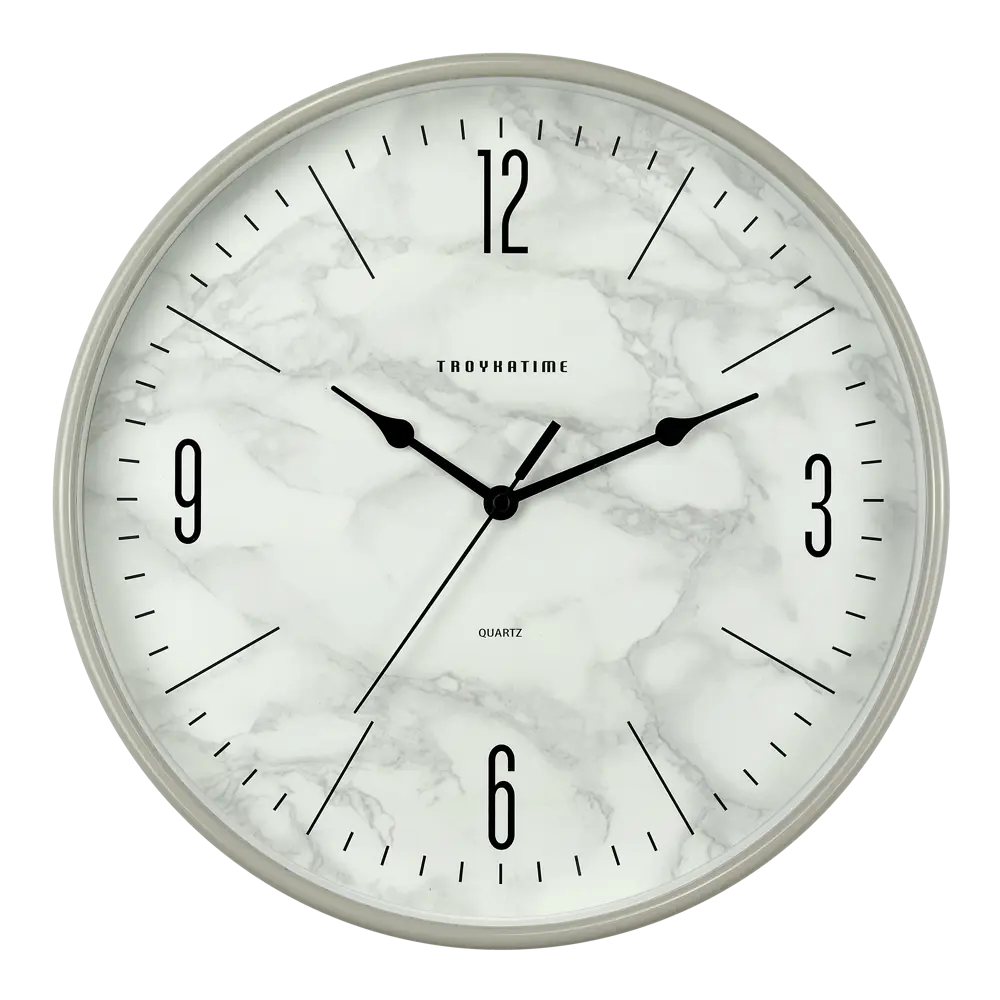 Настенные часы Troykatime «Мрамор» с элегантным дизайном 83544180 ДИЗАЙНЕРСКИЙ STLM-0041722
