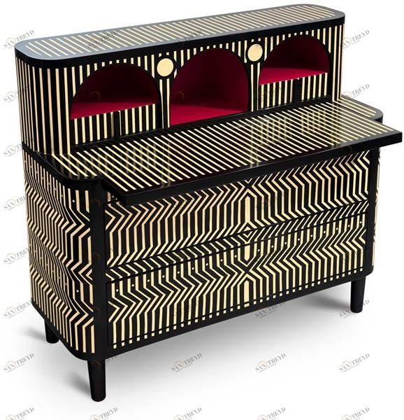 Scarlet Splendour Письменный стол с ящиками Vanilla noir sun-id-1380959