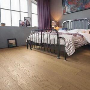 Паркетная доска Haro 4000 Series Top connect Пуро бежевый, Саваж Дуб Кантри с брашью (Текстурированная) 2200х180 мм.