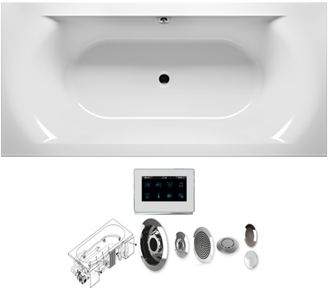 BB4800500000000_lux8 Ванна Riho Lima Santreyd - Вид №1