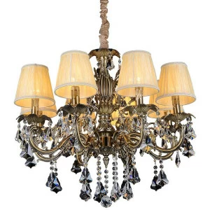 Подвесная люстра Omnilux Catanzaro OML-30813-08 OMNILUX ДИЗАЙНЕРСКИЕ, CATANZARO BRONZE 187092 Бежевый