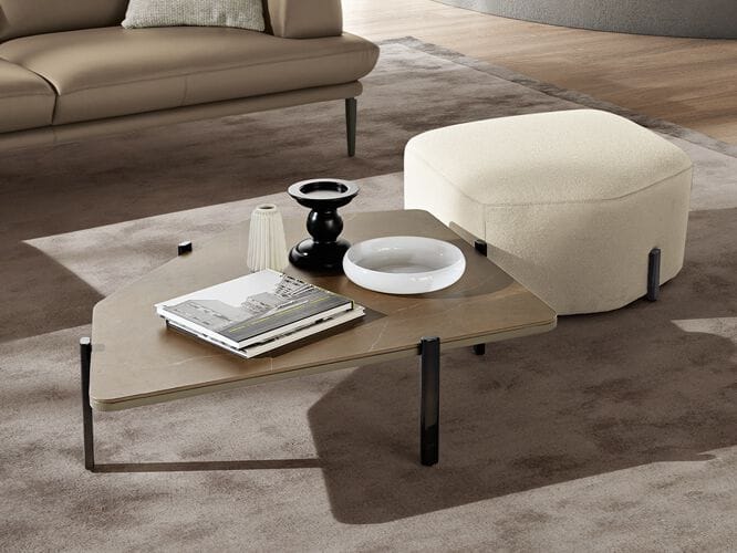 Низкий журнальный столик из керамогранита Max Divani Muzzle ARCH-00058762