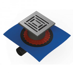 090371 Трап водосток ZENTRUM Uno 100х100  Berges ZENTRUM Uno