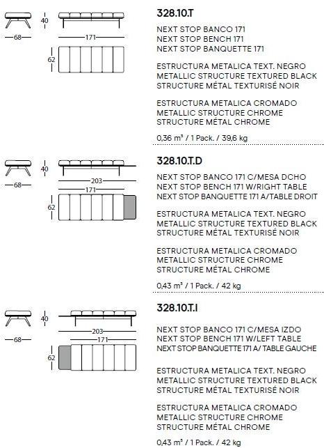 Sancal Скамейка из ткани Next stop sun-id-1478091 - Вид №2