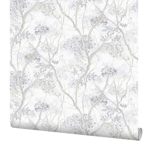 Флизелиновые обои Erismann Madeira белые 1.06 м 89400636