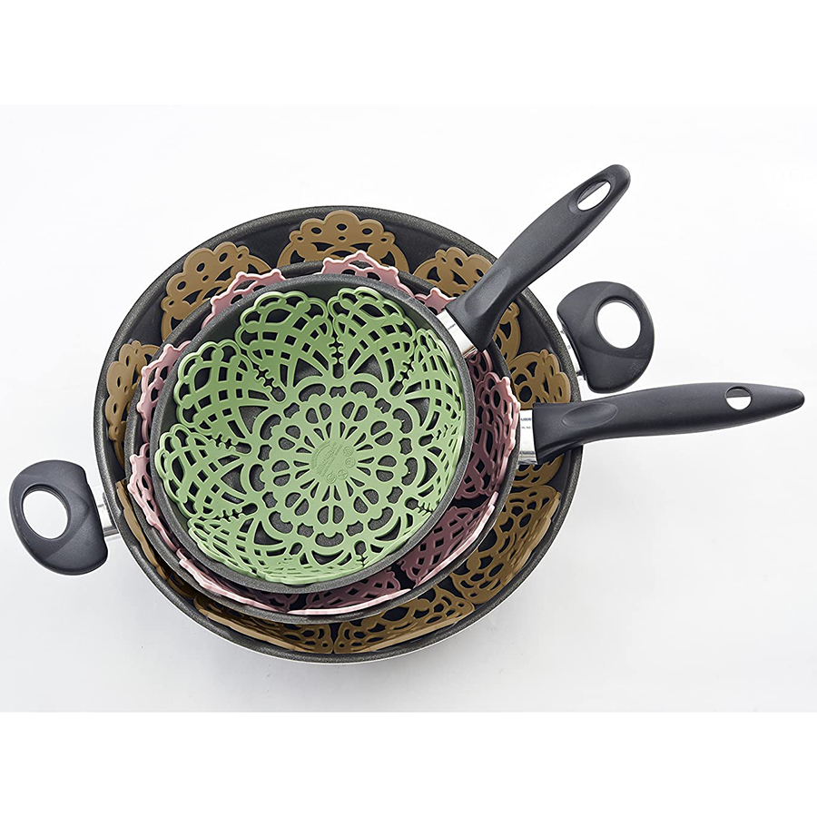 70.191.66.0001 Коврик защитный safe pot medium ?35 см силиконовый Silikomart  - Вид №3