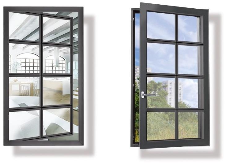 PROFILATI Минимальное окно из алюминия с термическим разделением Eku perfektion® sun-id-1364477 - Вид №1