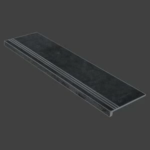 Граните Стоун Оксидо ступень черный лаппатированная 1200x320