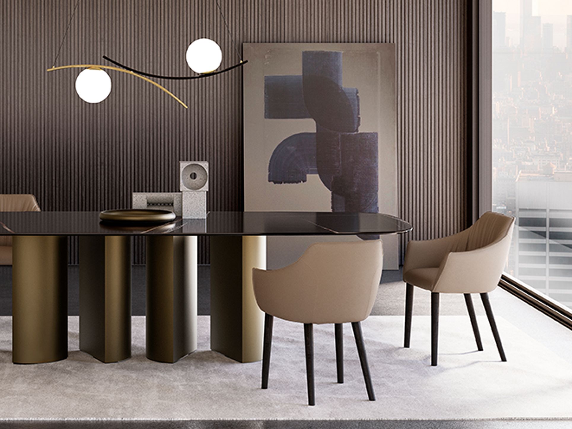 Кожаное кресло с подлокотниками EFORMA эпоха ARCH-00100105 - Вид №5