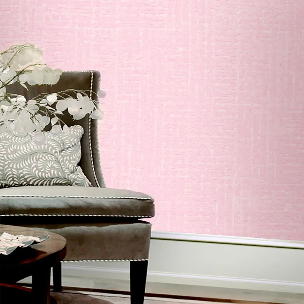 Обои флизелиновые 1.06х10 м однотон цвет розовый 0033-31 BELVINIL Крис STLM-2097773 - Вид №2