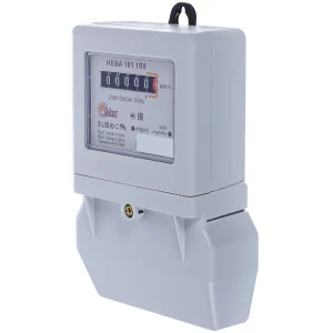 Счётчик электроэнергии Нева 101 1 S0, однофазный