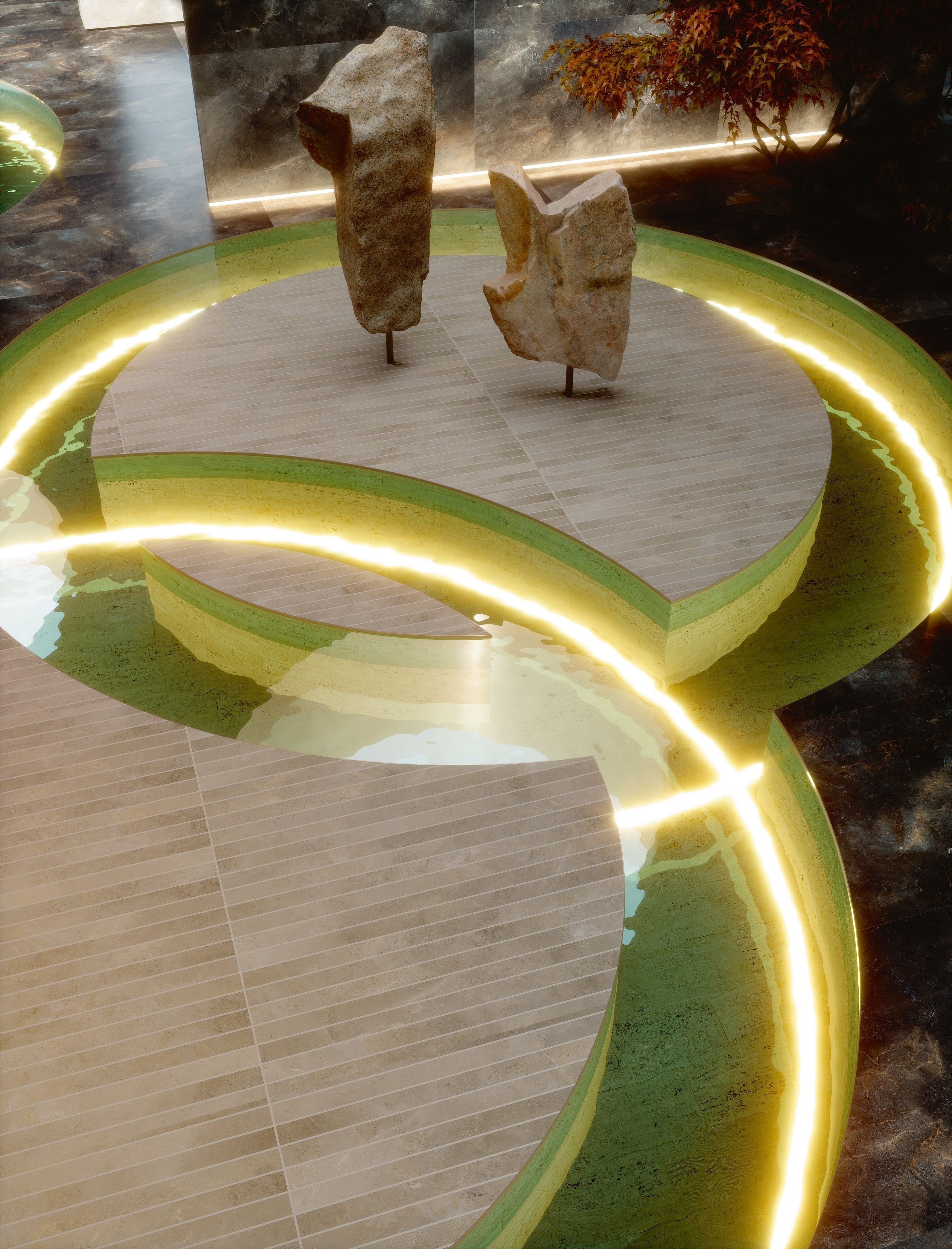 Облицовка керамогранита для интерьера Fiandre Aion Maximum ARCH-00071429 - Вид №5