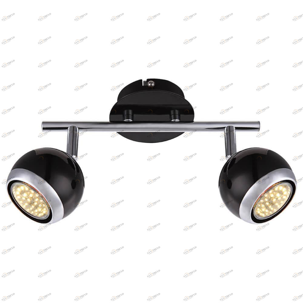 Спот потолочный черный Globo Oman 2 57884-2 GLOBO OMAN 00-3891823 Черный Ceramica Globo