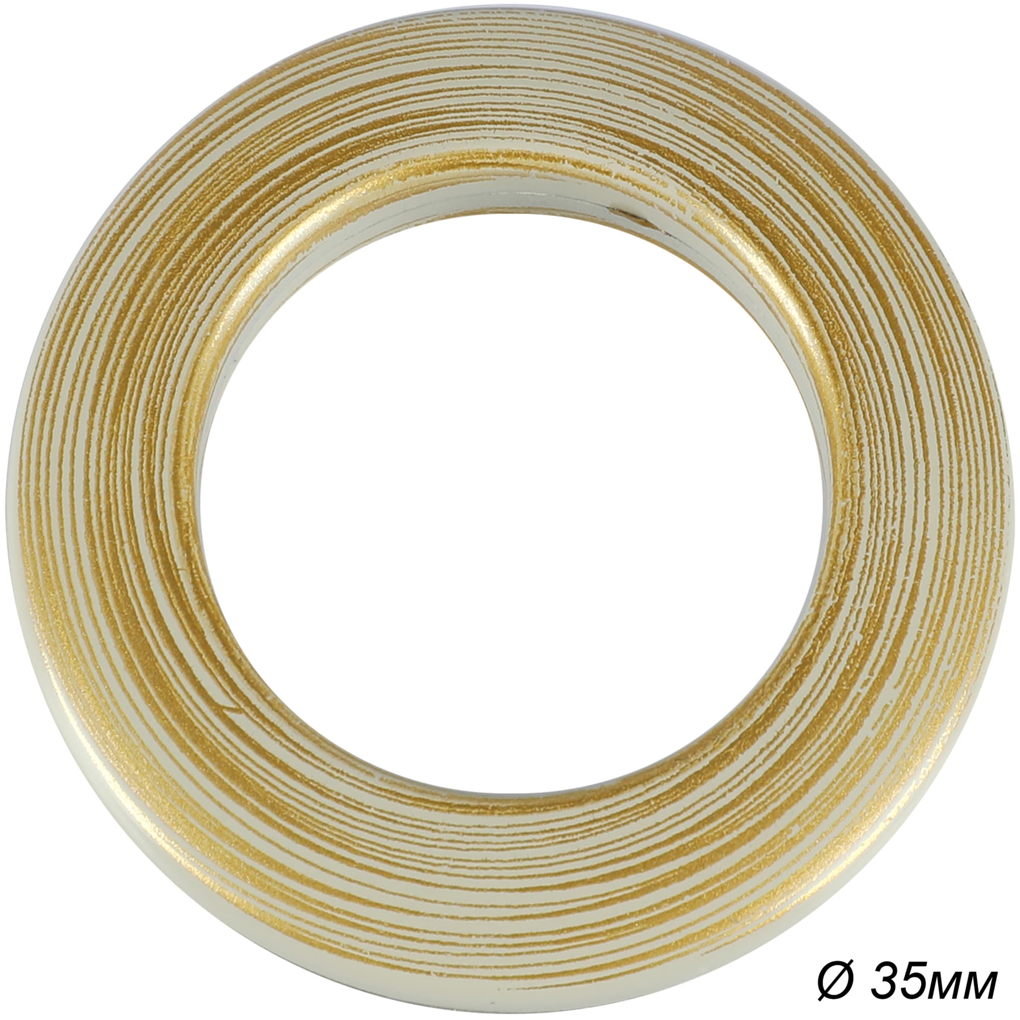 86153841 Люверс универсальный ø350 мм с эффектом старины, цвет матовый бежево-золотой, 10 шт Santreyd STLM-0066545