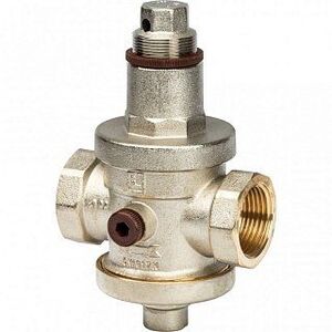 Редуктор давления STOUT 1" полнопроходной с отверстием под манометр