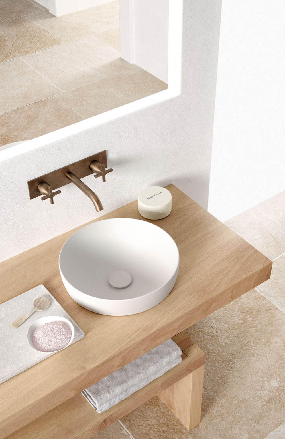 884611 Встроенная раковина под столешницу овальная GSI ceramica Pura - Вид №3