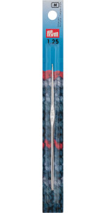 175845 Для вязания крючок IMRA сталь d 1.25 мм 12.5 см в блистере . PRYM