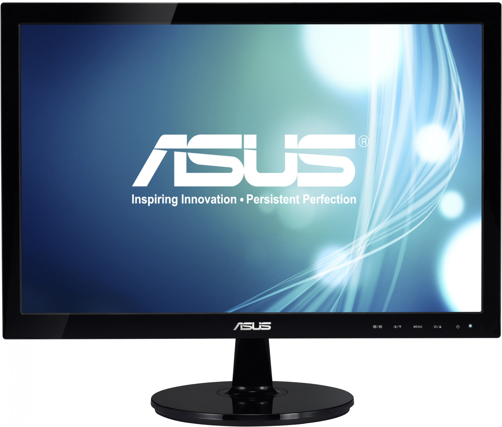 VS197DE, 90LMF1001T02201C-, 90LMF1301T02201C- vs197de 18.5" wide led monitor, 16:9, 1366 x 768, 5ms, 200 cd/m2 , 50 m :1, 90°(h), 65°(v), d-sub, kensington lock, slim design, vesa 75x75 mm, energy star®, black ASUS Santreyd 