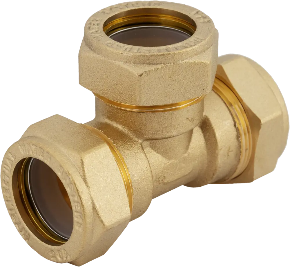 Тройник обжимной Stahlmann 3/4 дюйма для систем водоснабжения 82650032