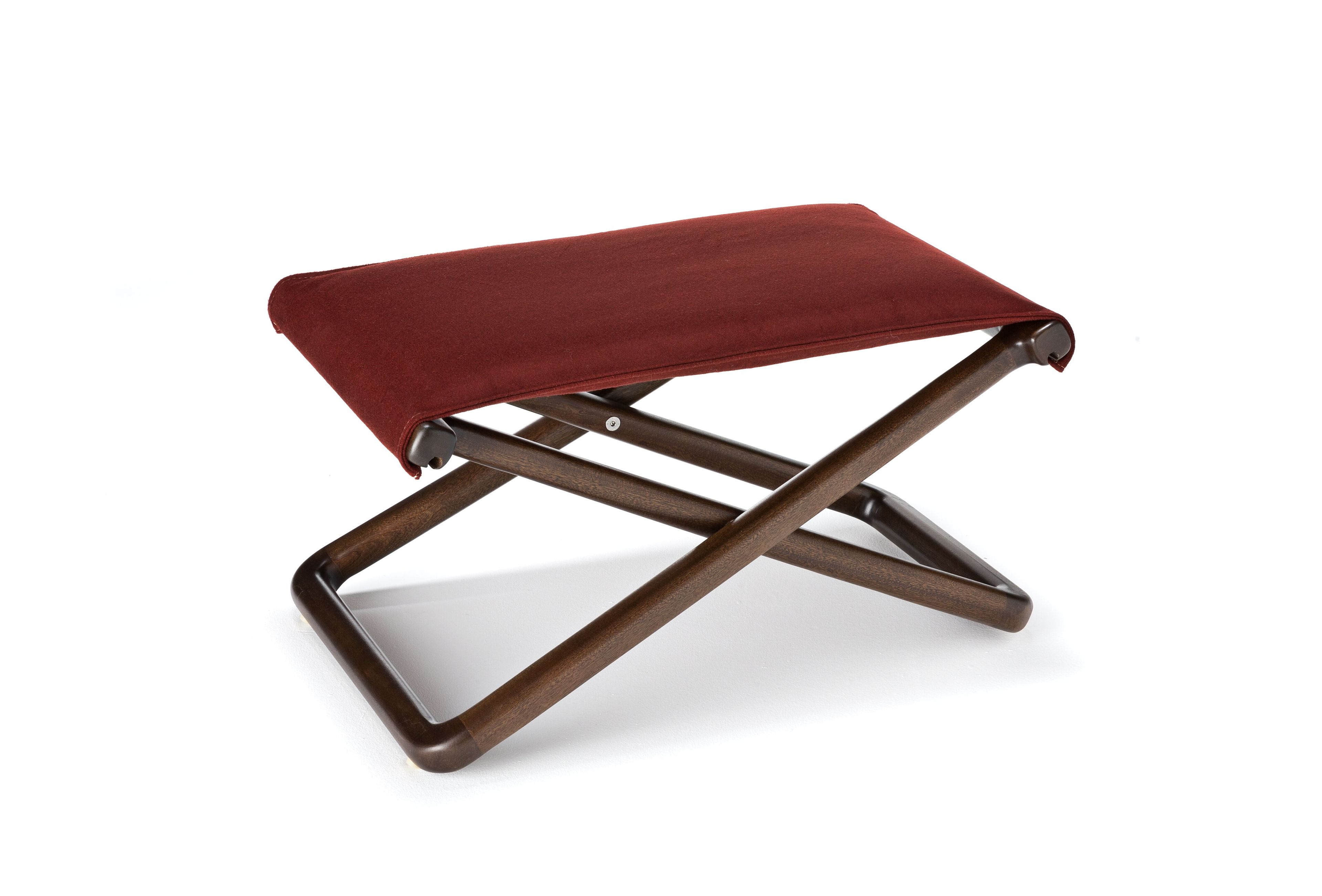 Прямоугольная Садовая подставка для ног из красного дерева и ткани Exteta Loro Piana Interiors, The Delight Chairs St. Moritz by Exteta ARCH-00106661 - Вид №8